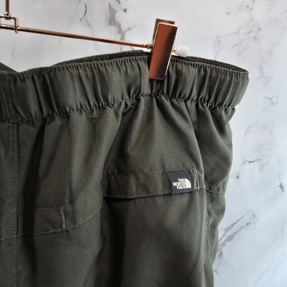 The North Face Swim Trunks Mens Medium Green Belted Board Shorts Mesh Brief - Picture 9 of 10